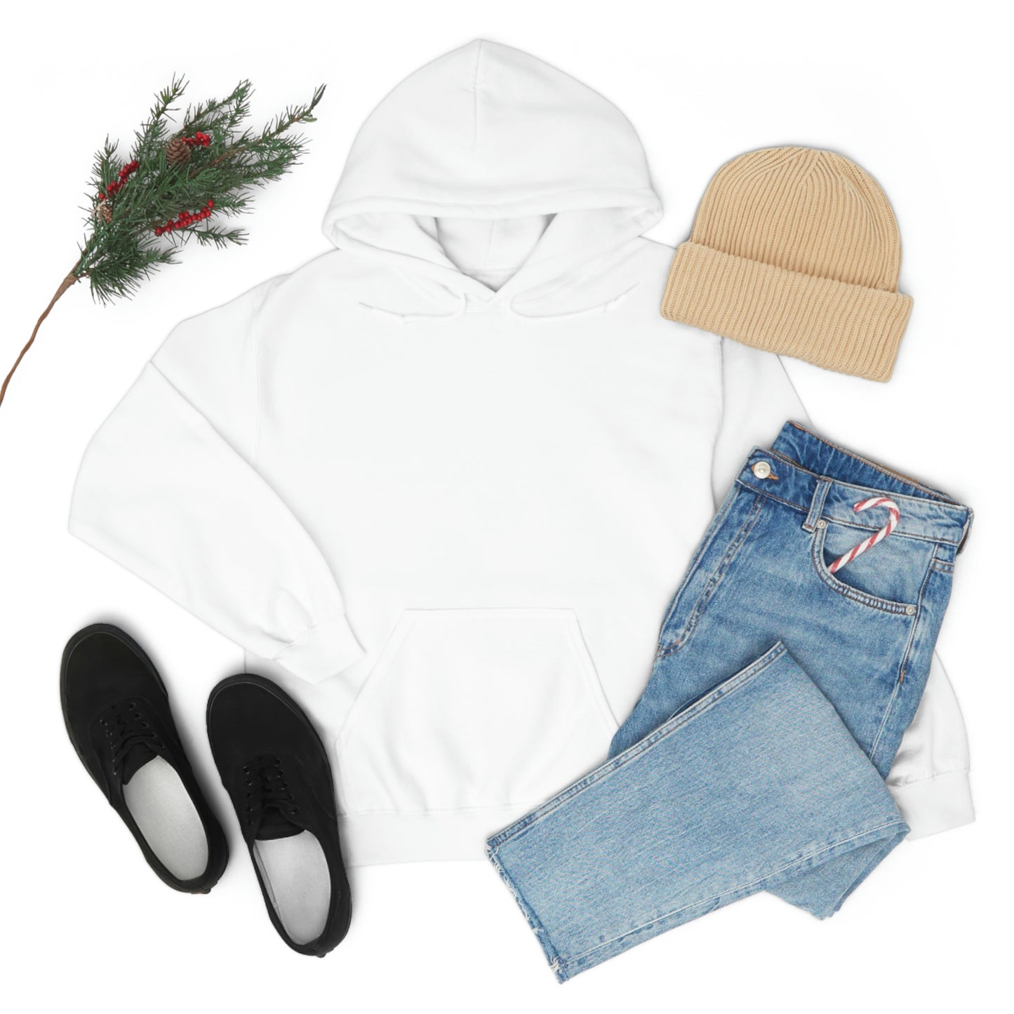 Zen Cat Sanctuary | Unisex Heavy Blend™ Hooded Sweatshirt with White Logo | Available in 8 Colors!