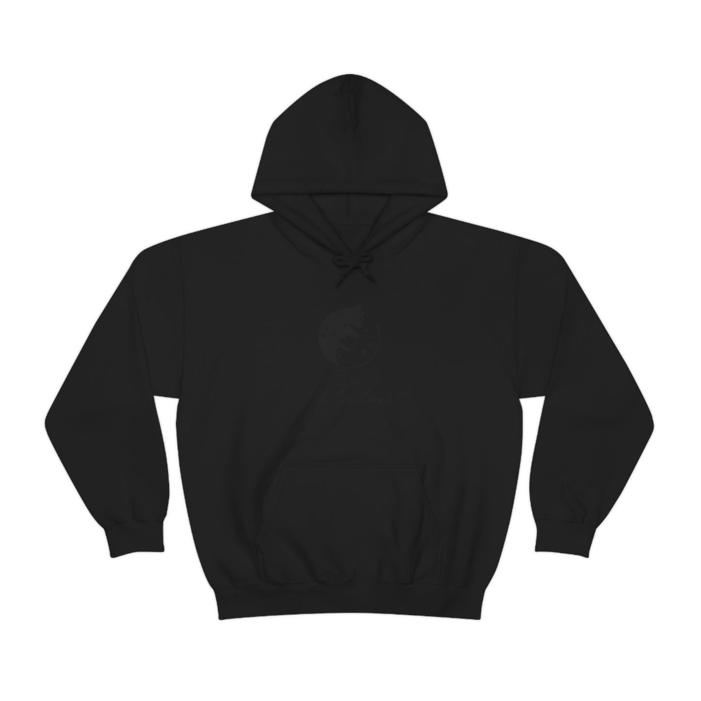 Zen Cat Sanctuary | Unisex Heavy Blend™ Hooded Sweatshirt with Black Logo | Available in 8 Colors!
