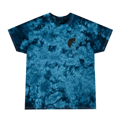 Zen Cat Sanctuary | Tie-Dye Tee, Crystal with Black Logo | Available in 2 Colors!