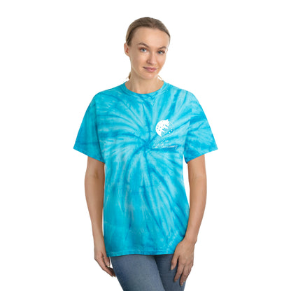 Zen Cat Sanctuary | Tie-Dye Tee, Cyclone with White Logo | Available in 4 Colors!