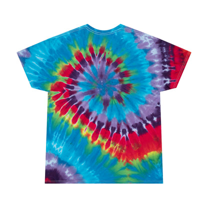 Zen Cat Sanctuary | Tie-Dye Tee, Spiral with Black Logo | Available in 2 Colors!