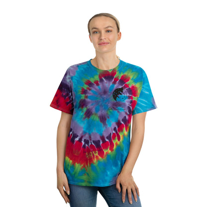 Zen Cat Sanctuary | Tie-Dye Tee, Spiral with Black Logo | Available in 2 Colors!