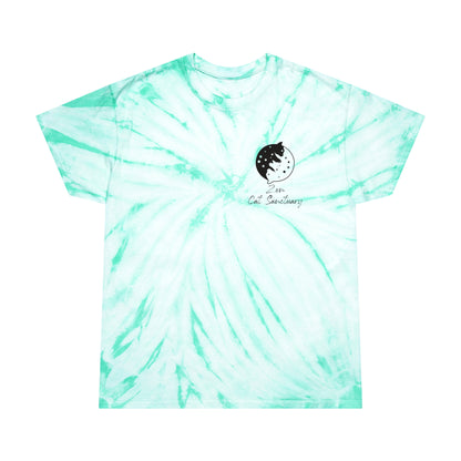 Zen Cat Sanctuary | Tie-Dye Tee, Cyclone with Black Logo | Available in 4 Colors!