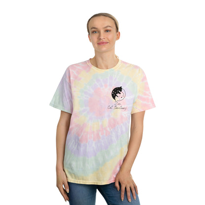 Zen Cat Sanctuary | Tie-Dye Tee, Spiral with Black Logo | Available in 2 Colors!